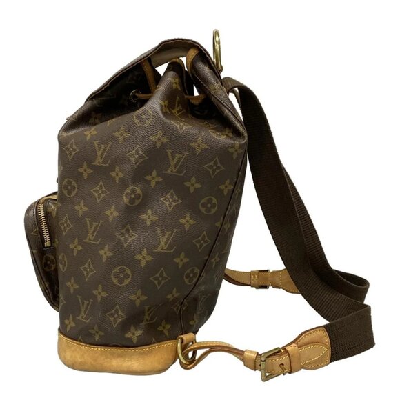 Auth LOUIS VUITTON Montsouris GM Monogram Backpack Monogram Canvas - Picture 3 of 14